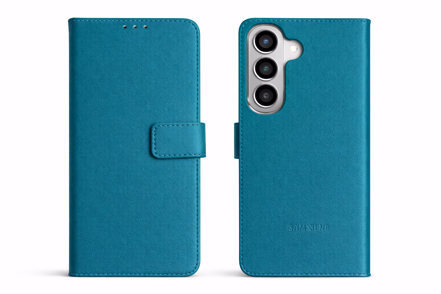 Samsung S26 Plus - Classic Leather Wallet - Teal